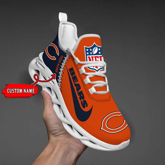 Ideafootwear Chicago Bears NFL Max Soul Shoes Sneakers For Men And Women