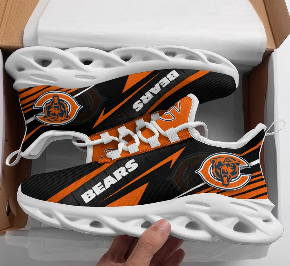 Ideafootwear Chicago Bears NFL Max Soul Shoes Sneakers For Men And Women