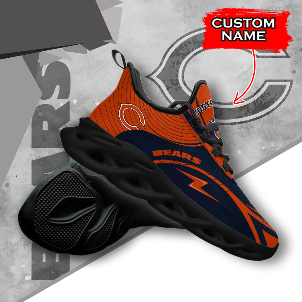 Ideafootwear Chicago Bears NFL Max Soul Shoes Sneakers For Men And Women