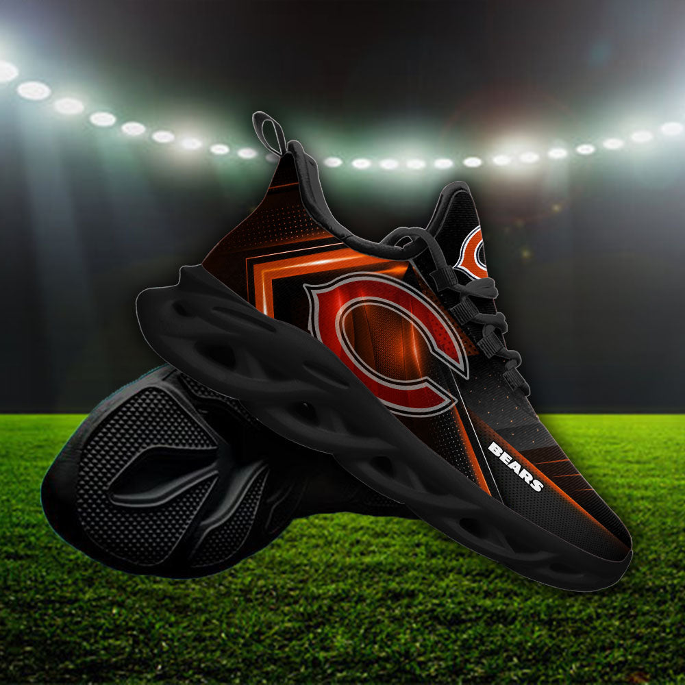 Ideafootwear Chicago Bears NFL Max Soul Shoes Sneakers For Men And Women