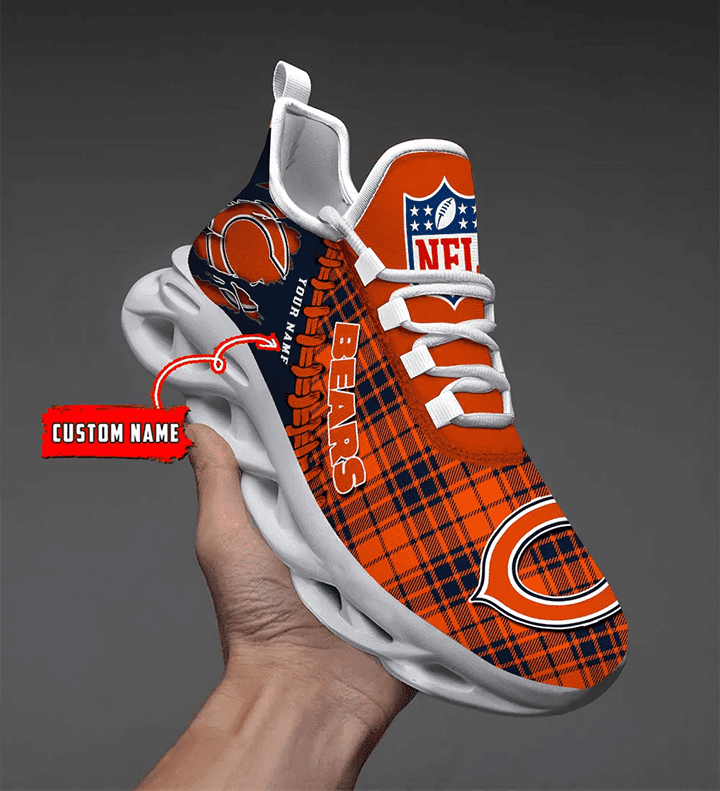 Ideafootwear Chicago Bears NFL Max Soul Shoes Sneakers For Men And Women