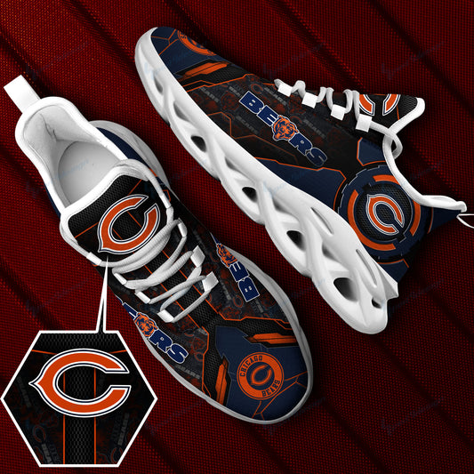 Ideafootwear Chicago Bears NFL Max Soul Shoes Sneakers For Men And Women