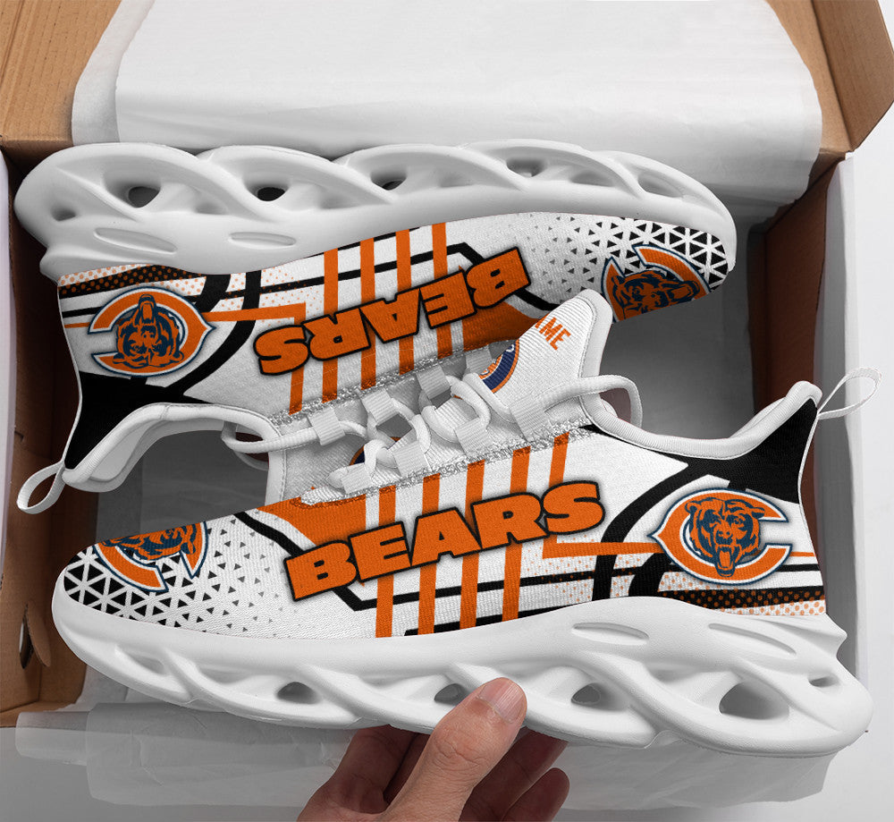 Ideafootwear Chicago Bears NFL Max Soul Shoes Sneakers For Men And Women