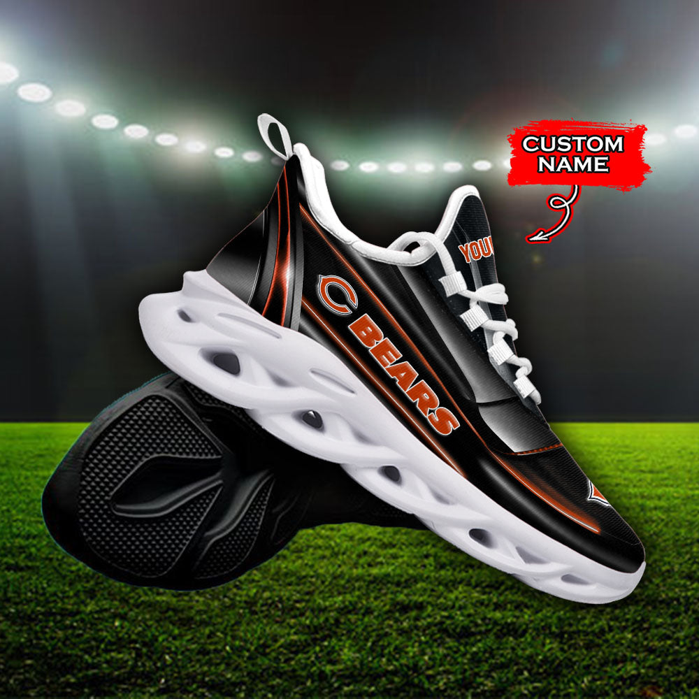 Ideafootwear Chicago Bears NFL Max Soul Shoes Sneakers For Men And Women