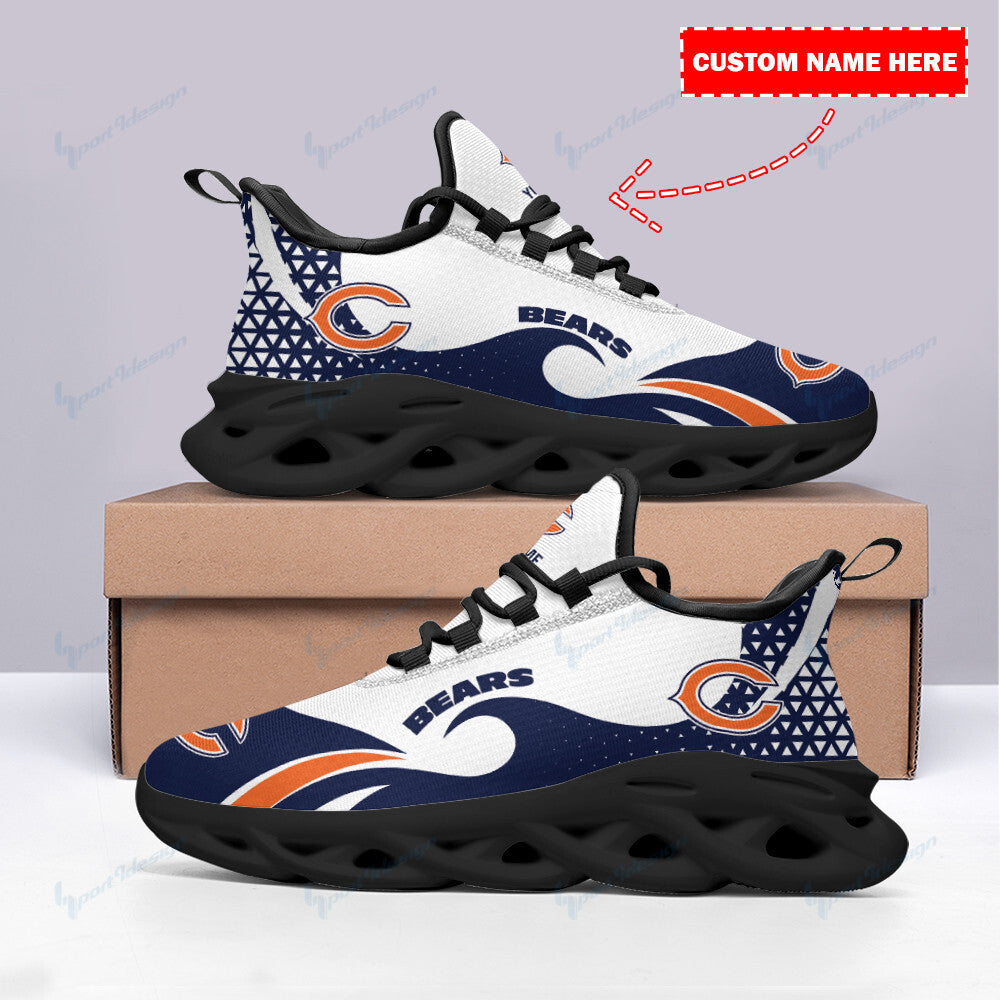 Ideafootwear Chicago Bears NFL Max Soul Shoes Sneakers For Men And Women