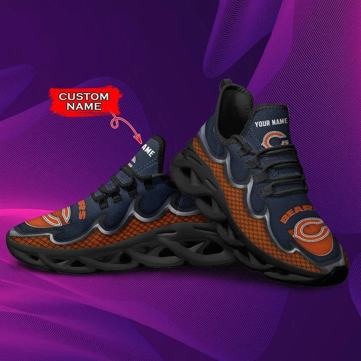 Ideafootwear Chicago Bears NFL Max Soul Shoes Sneakers For Men And Women