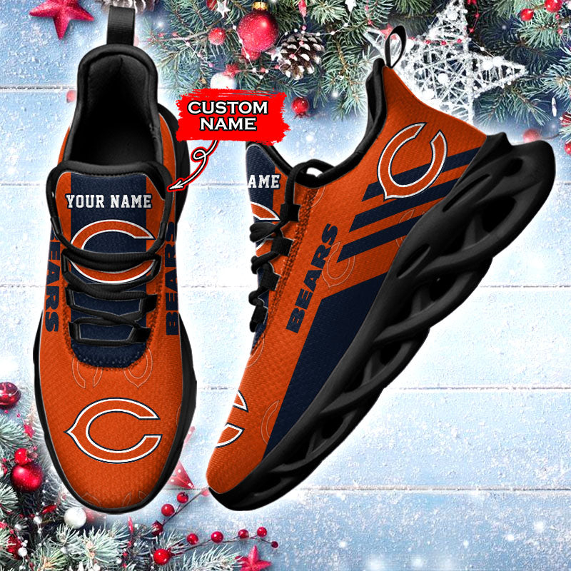 Ideafootwear Chicago Bears NFL Max Soul Shoes Sneakers For Men And Women