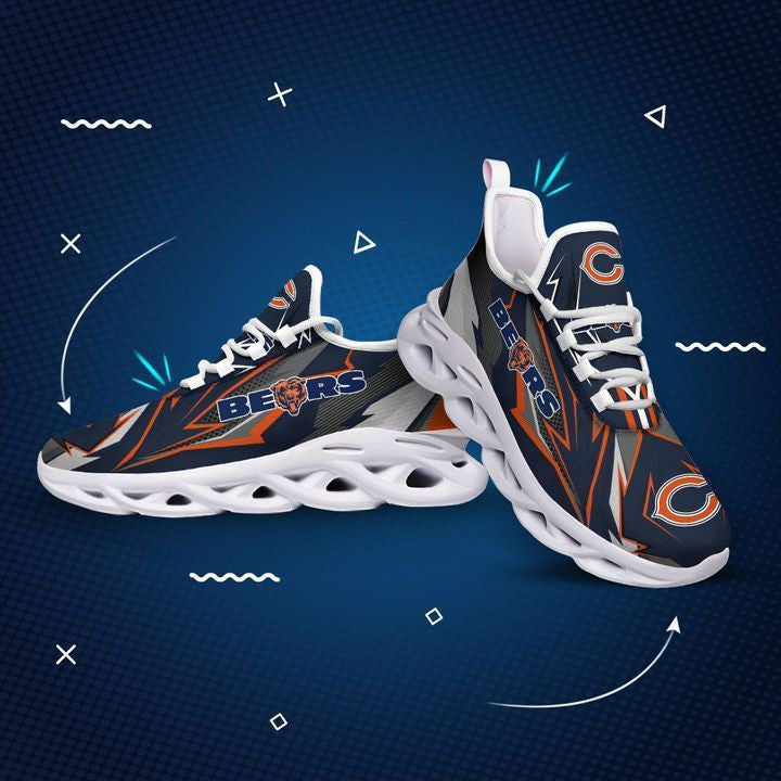 Ideafootwear Chicago Bears NFL Max Soul Shoes Sneakers For Men And Women