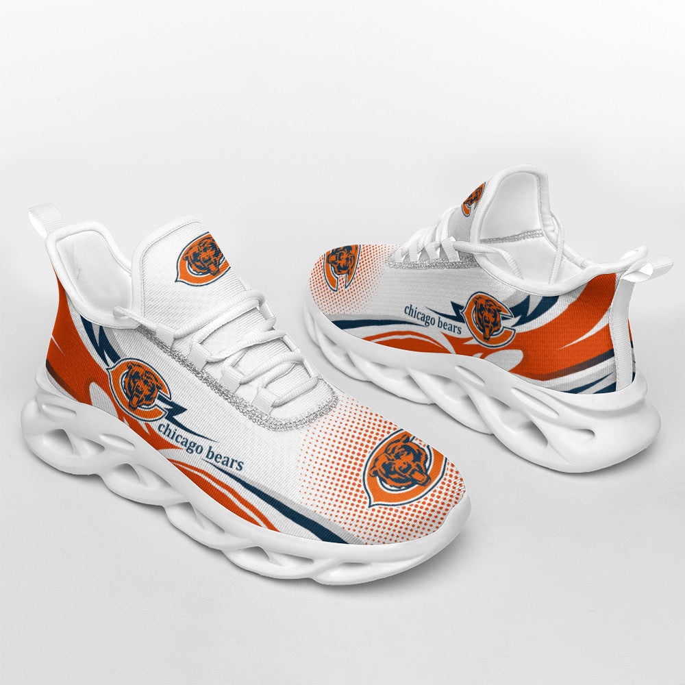 Ideafootwear Chicago Bears NFL Max Soul Shoes Sneakers For Men And Women