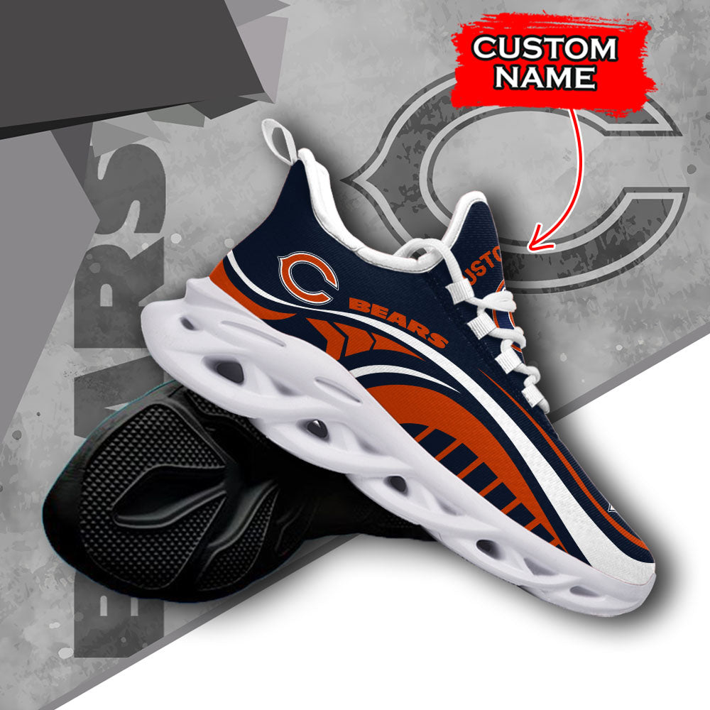 Ideafootwear Chicago Bears NFL Max Soul Shoes Sneakers For Men And Women