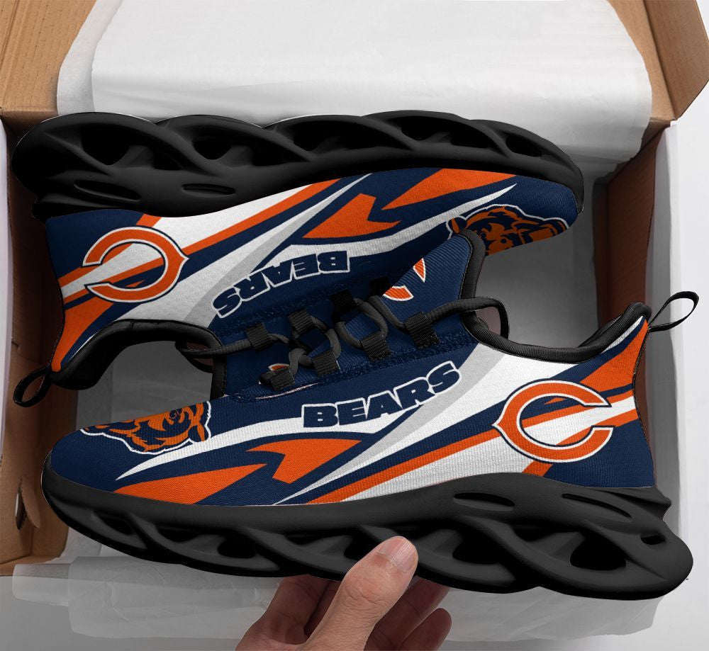Ideafootwear Chicago Bears NFL Max Soul Shoes Sneakers For Men And Women