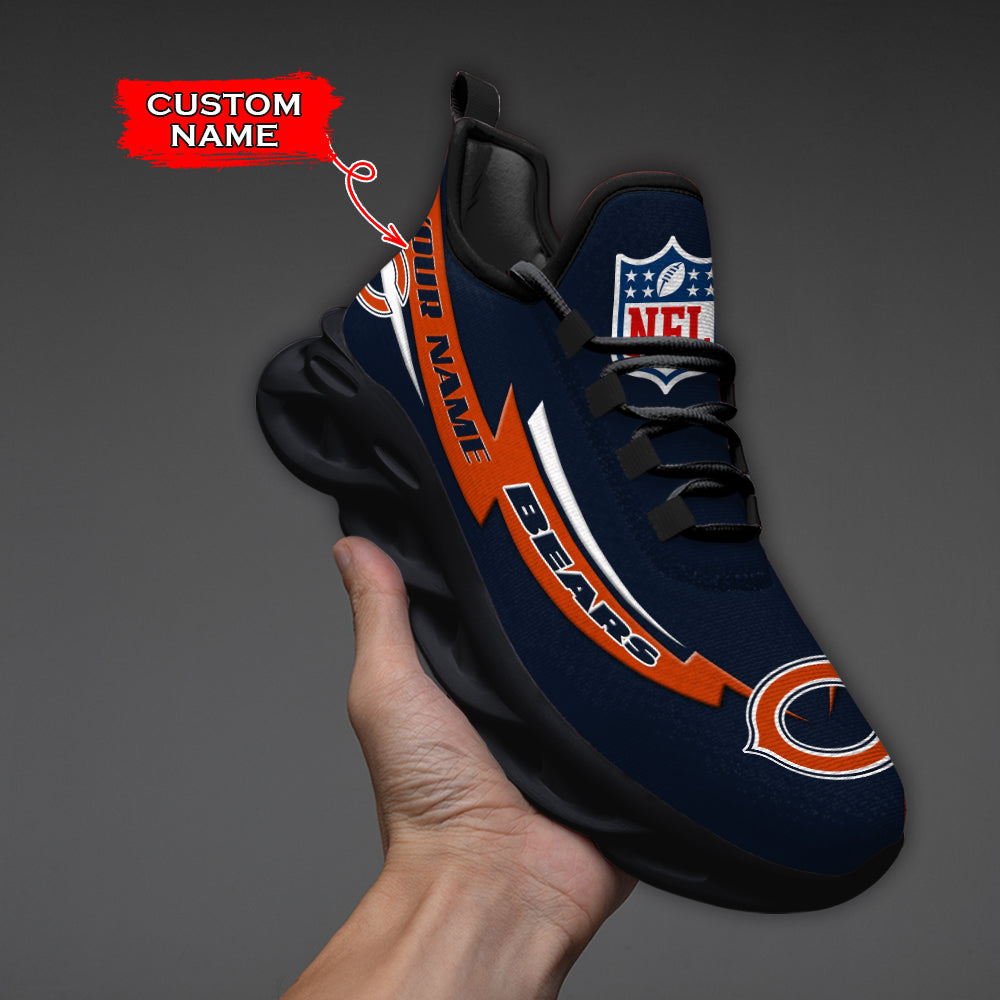 Ideafootwear Chicago Bears NFL Max Soul Shoes Sneakers For Men And Women