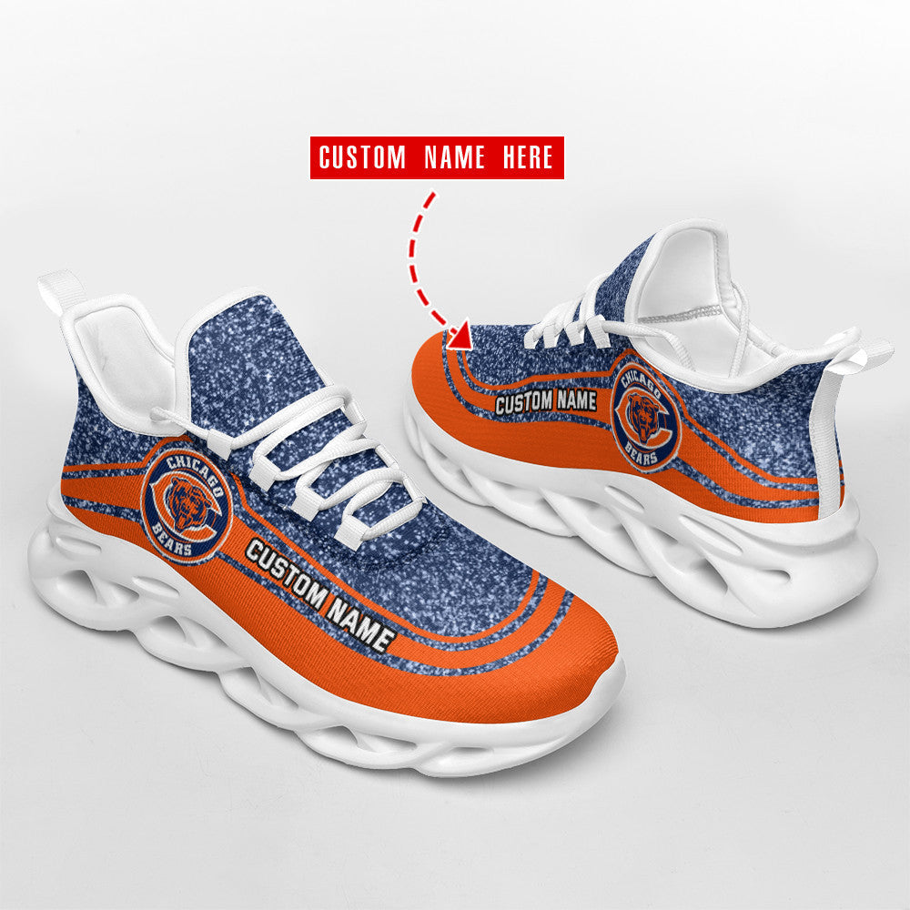 Ideafootwear Chicago Bears NFL Max Soul Shoes Sneakers For Men And Women