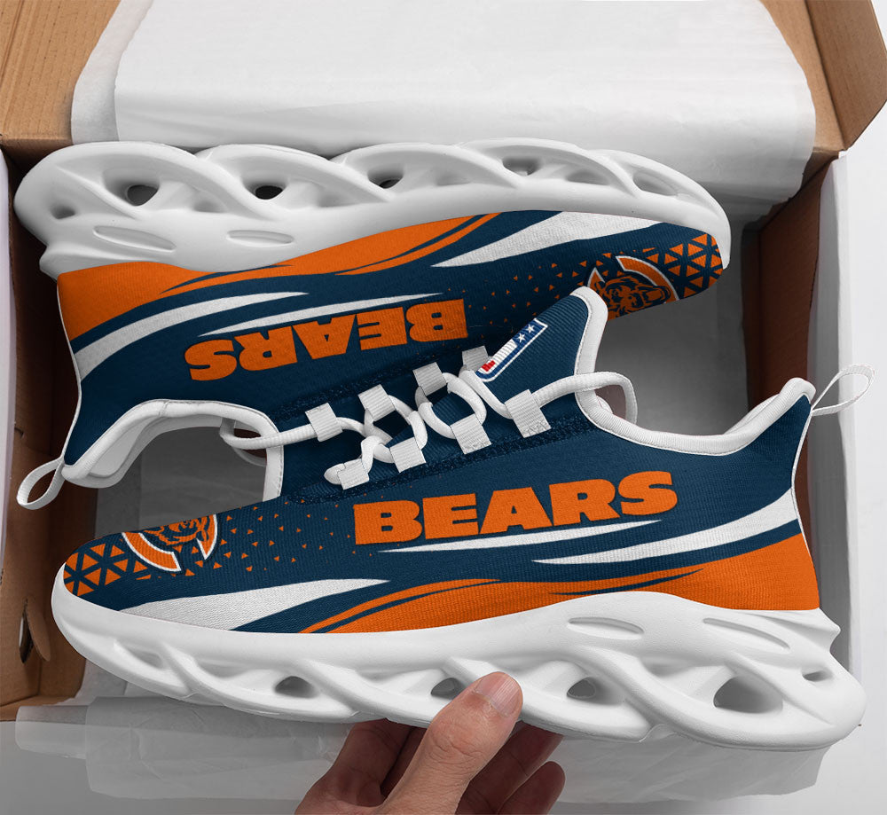 Ideafootwear Chicago Bears NFL Max Soul Shoes Sneakers For Men And Women