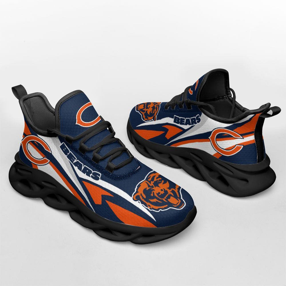 Ideafootwear Chicago Bears NFL Max Soul Shoes Sneakers For Men And Women
