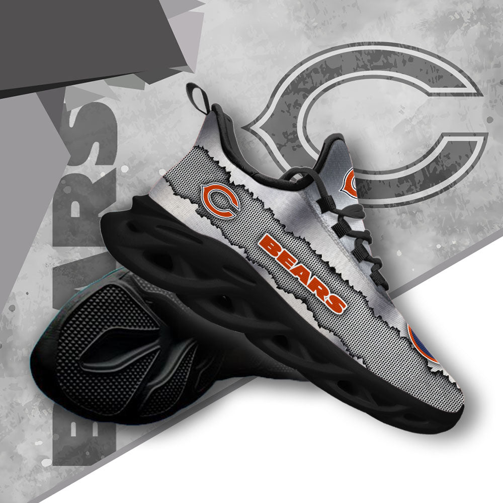 Ideafootwear Chicago Bears NFL Max Soul Shoes Sneakers For Men And Women