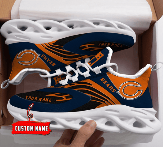 Ideafootwear Chicago Bears NFL Max Soul Shoes Sneakers For Men And Women