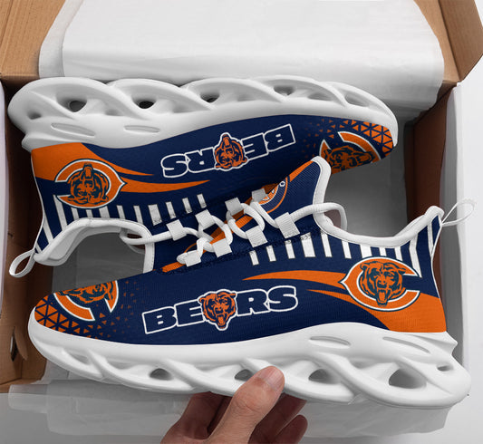 Ideafootwear Chicago Bears NFL Max Soul Shoes Sneakers For Men And Women
