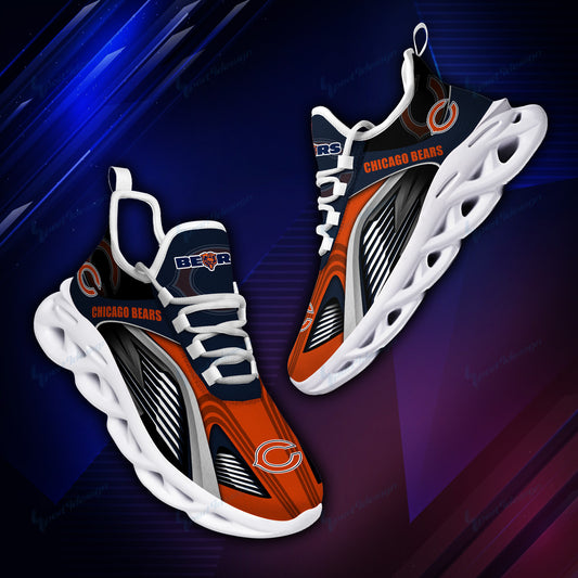 Ideafootwear Chicago Bears NFL Max Soul Shoes Sneakers For Men And Women