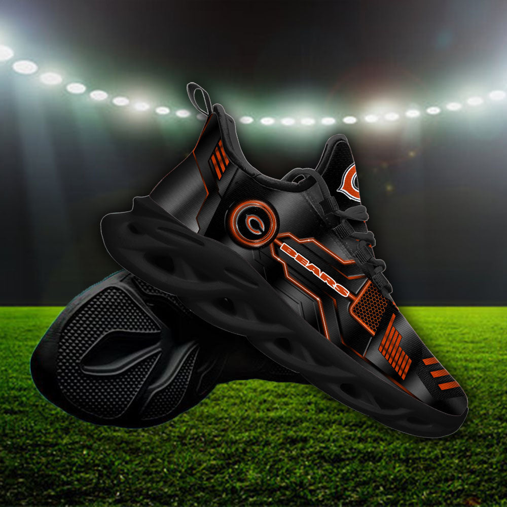 Ideafootwear Chicago Bears NFL Max Soul Shoes Sneakers For Men And Women