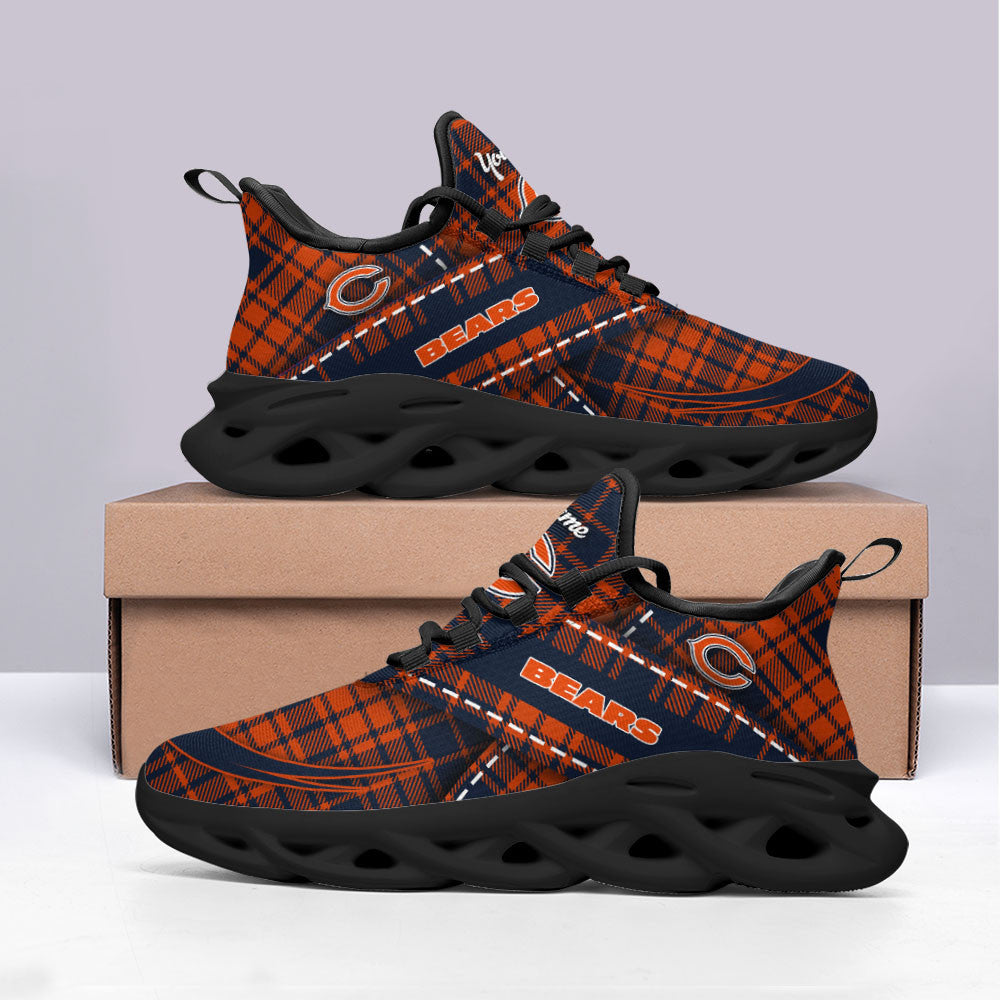 Ideafootwear Chicago Bears NFL Max Soul Shoes Sneakers For Men And Women