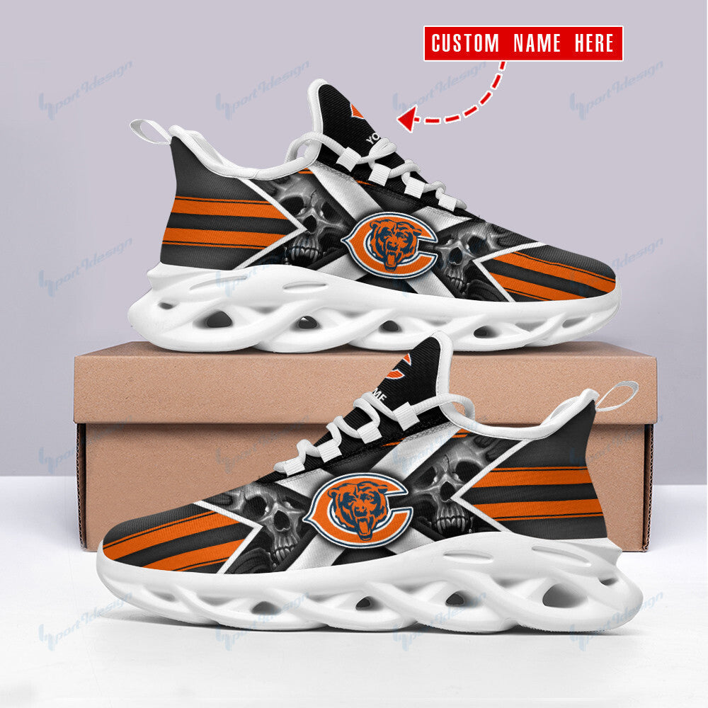 Ideafootwear Chicago Bears NFL Max Soul Shoes Sneakers For Men And Women