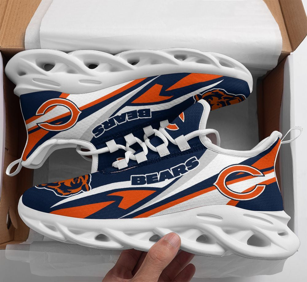 Ideafootwear Chicago Bears NFL Max Soul Shoes Sneakers For Men And Women