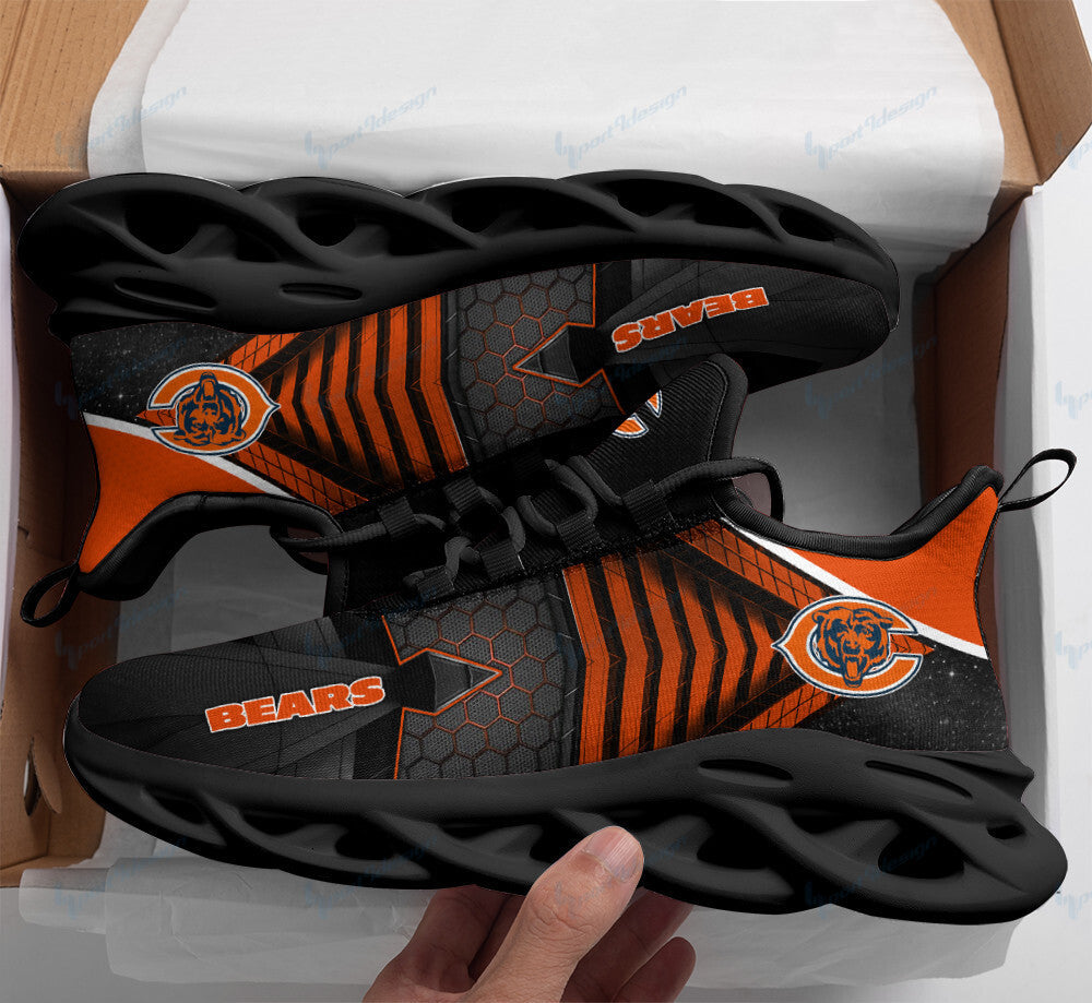 Ideafootwear Chicago Bears NFL Max Soul Shoes Sneakers For Men And Women