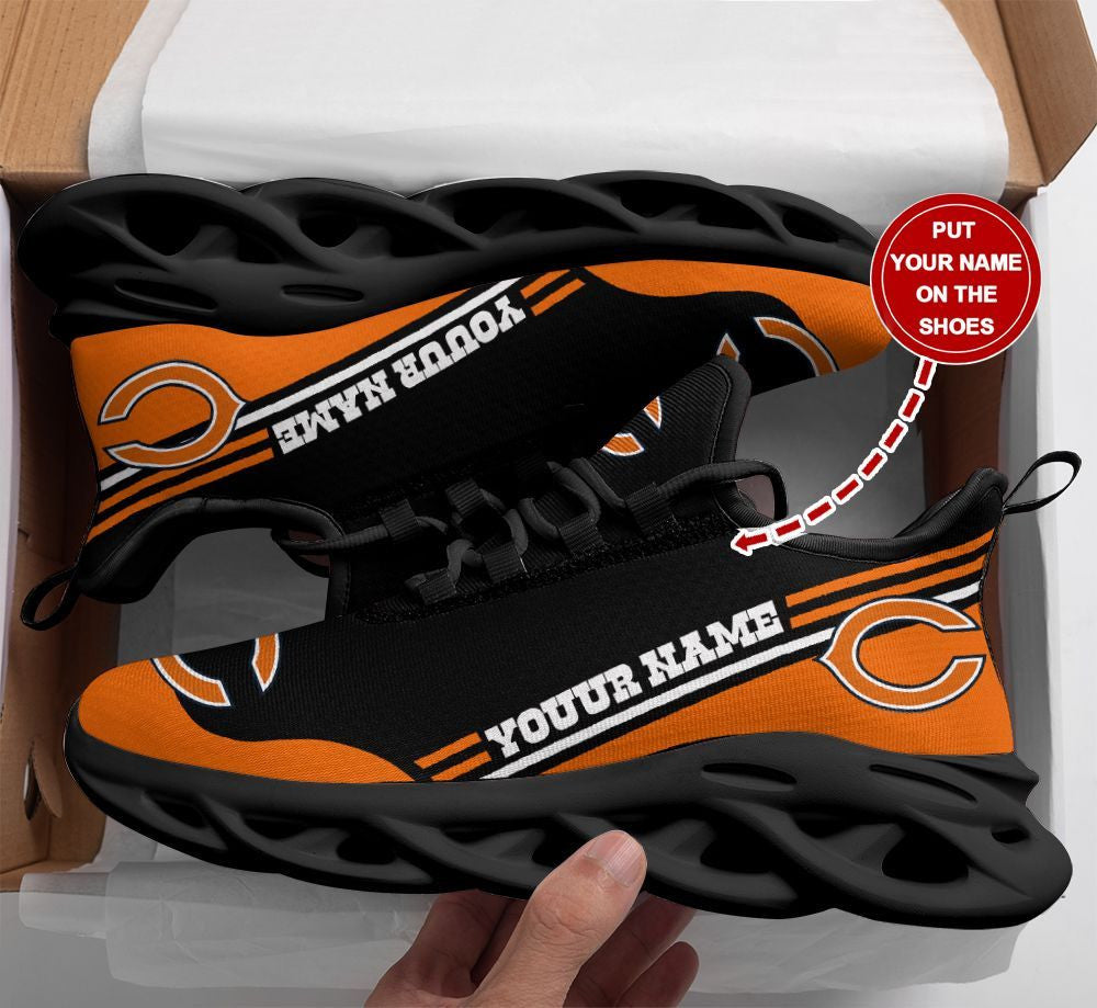 Ideafootwear Chicago Bears NFL Max Soul Shoes Sneakers For Men And Women