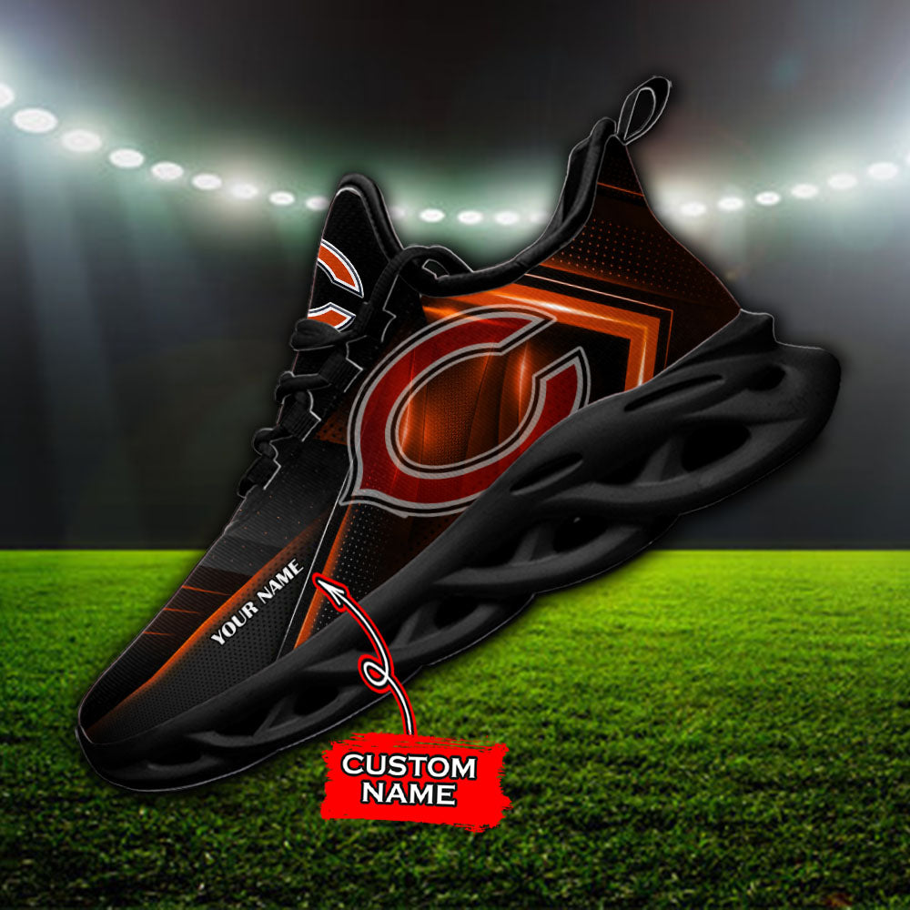 Ideafootwear Chicago Bears NFL Max Soul Shoes Sneakers For Men And Women