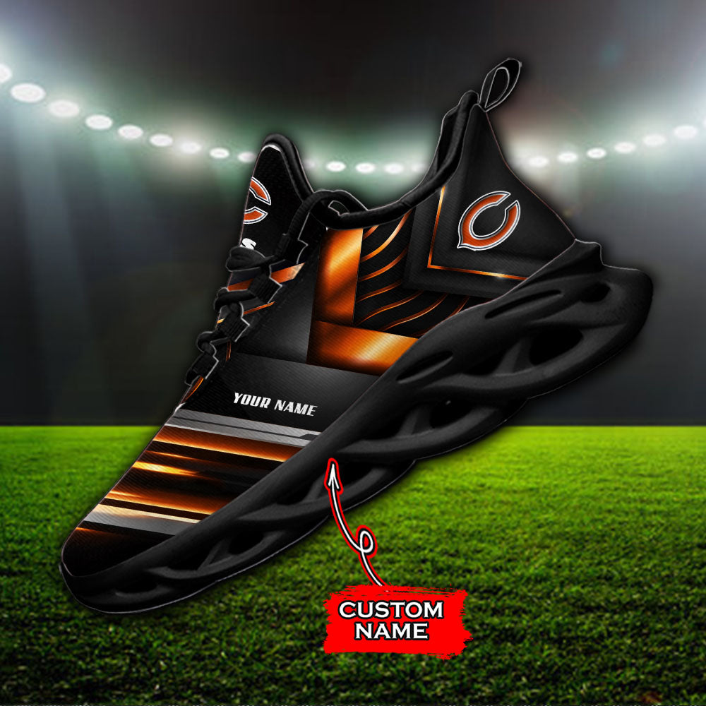 Ideafootwear Chicago Bears NFL Max Soul Shoes Sneakers For Men And Women