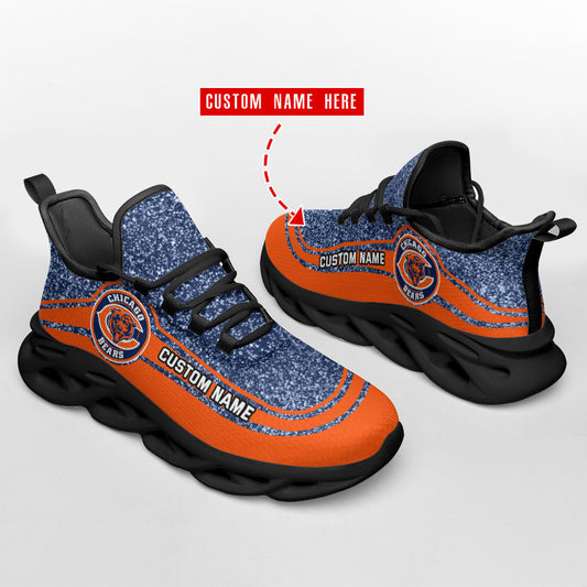 Ideafootwear Chicago Bears NFL Max Soul Shoes Sneakers For Men And Women
