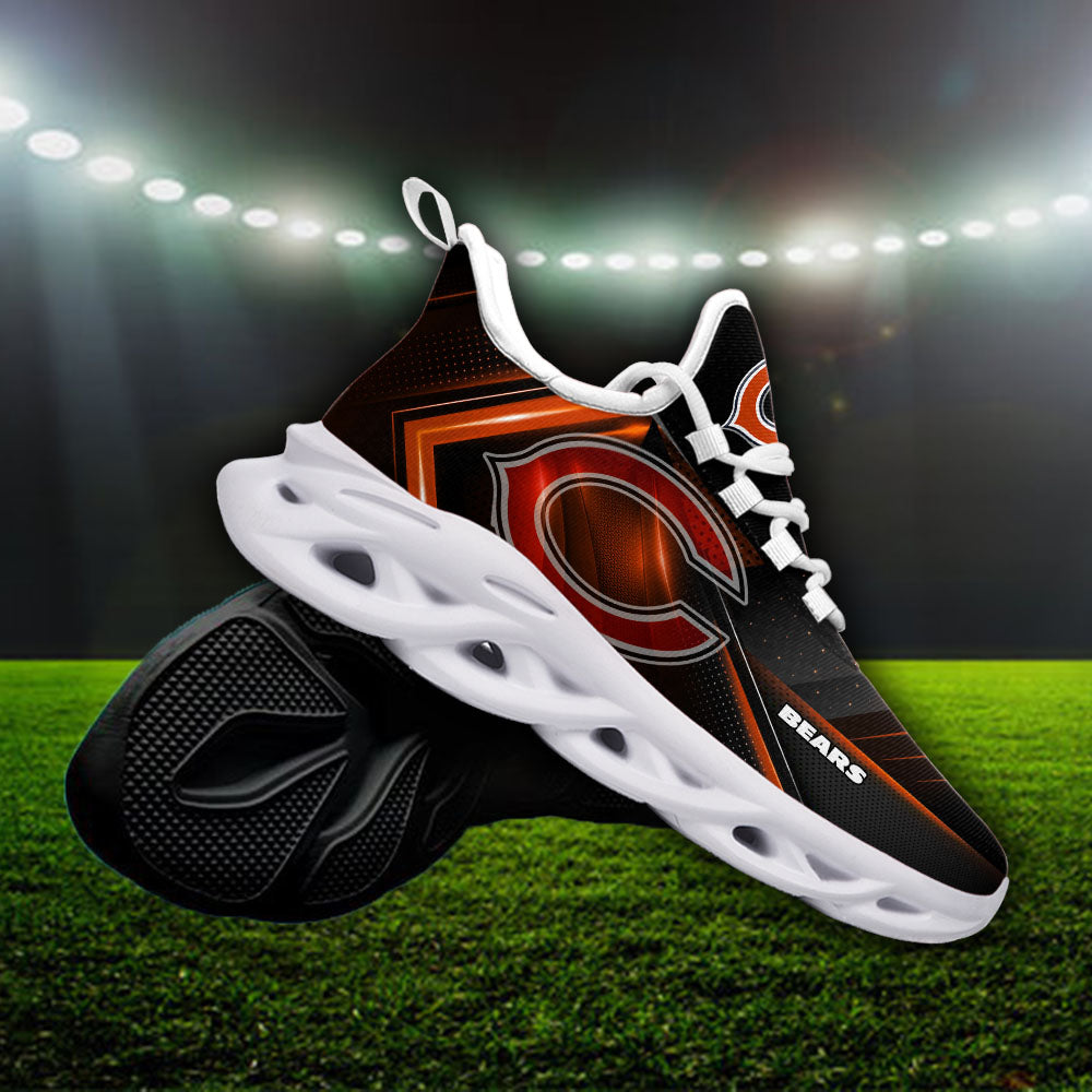 Ideafootwear Chicago Bears NFL Max Soul Shoes Sneakers For Men And Women