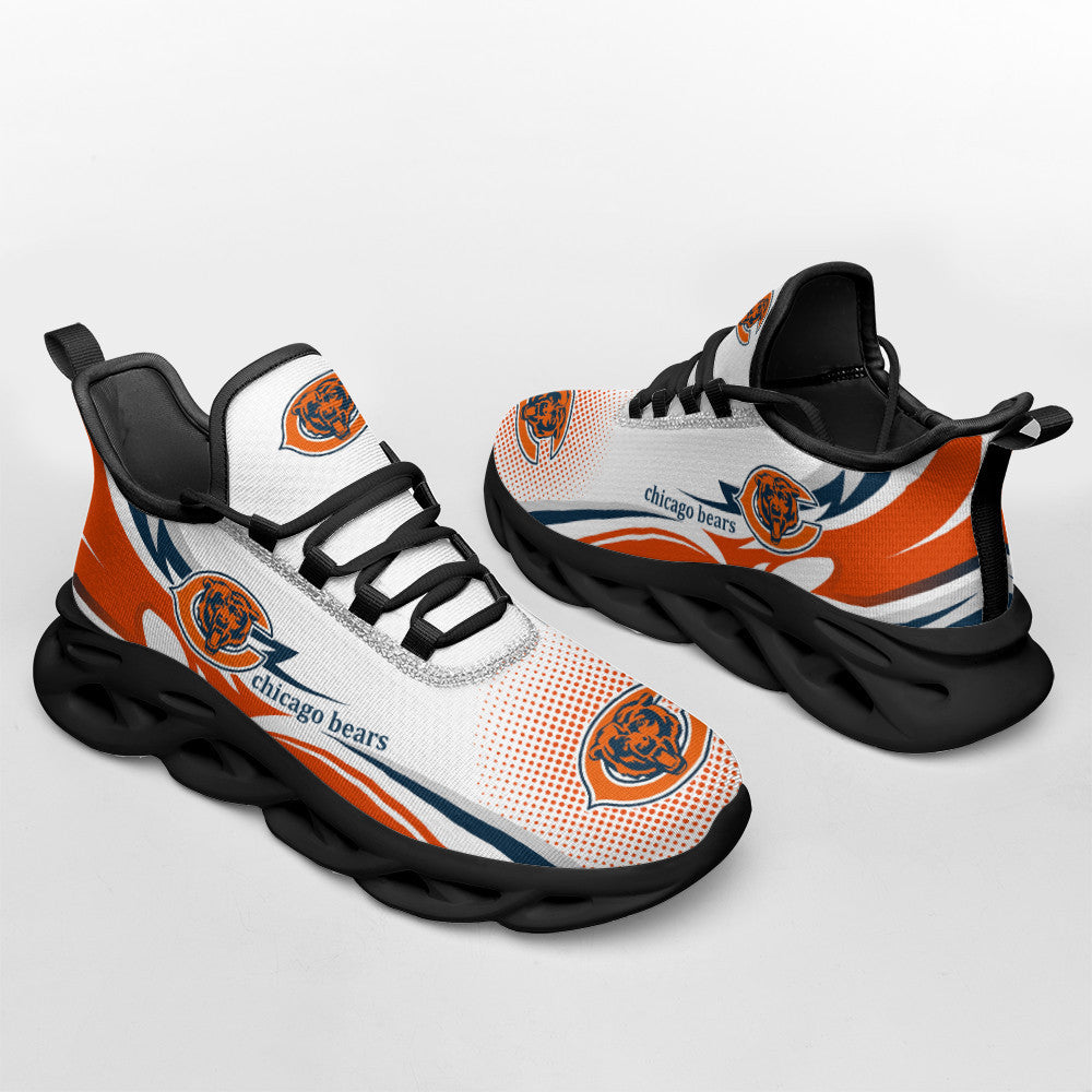 Ideafootwear Chicago Bears NFL Max Soul Shoes Sneakers For Men And Women