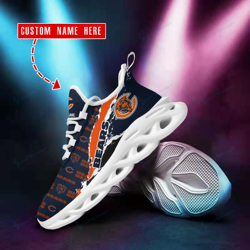 Ideafootwear Chicago Bears NFL Max Soul Shoes Sneakers For Men And Women