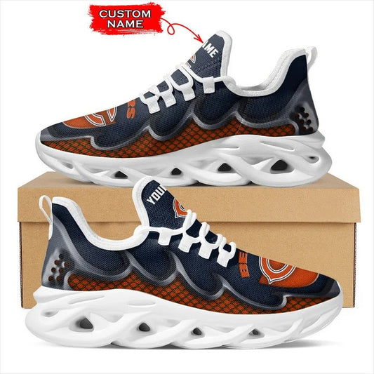Ideafootwear Chicago Bears NFL Max Soul Shoes Sneakers For Men And Women