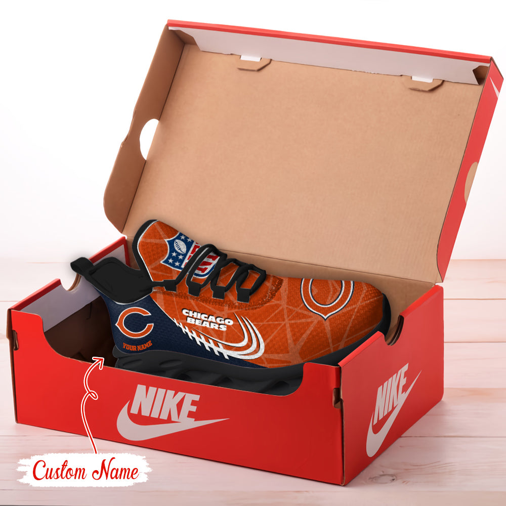 Ideafootwear Chicago Bears NFL Max Soul Shoes Sneakers For Men And Women
