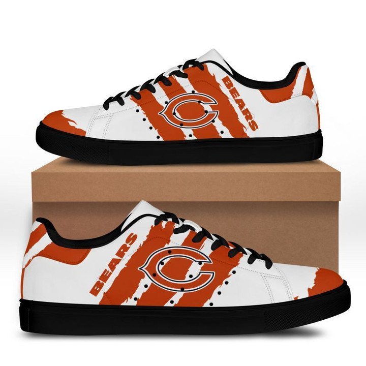 Ideafootwear Chicago Bears Skate Stan Shoes Sneakes For Men And Women
