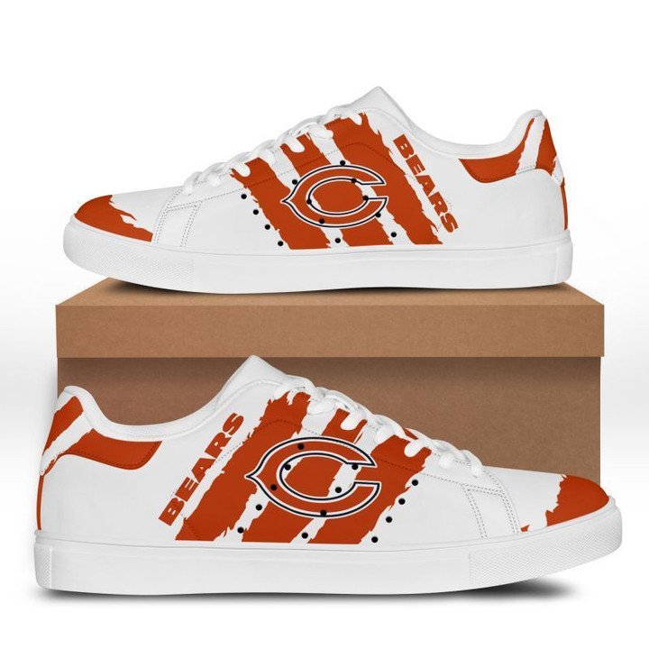 Ideafootwear Chicago Bears Skate Stan Shoes Sneakes For Men And Women