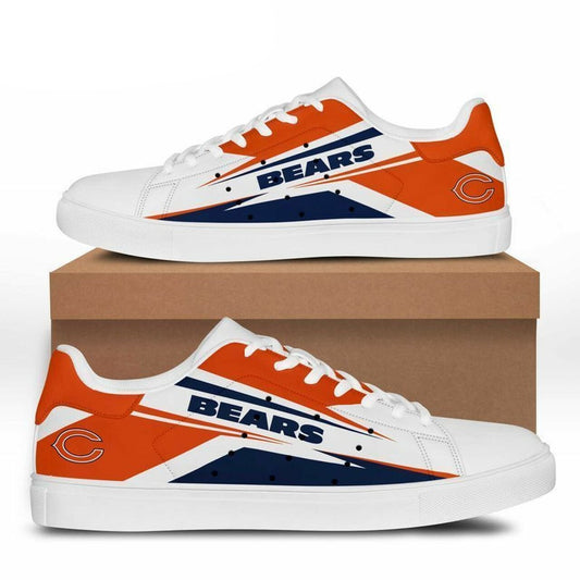 Ideafootwear Chicago Bears Skate Stan Shoes Sneakes For Men And Women