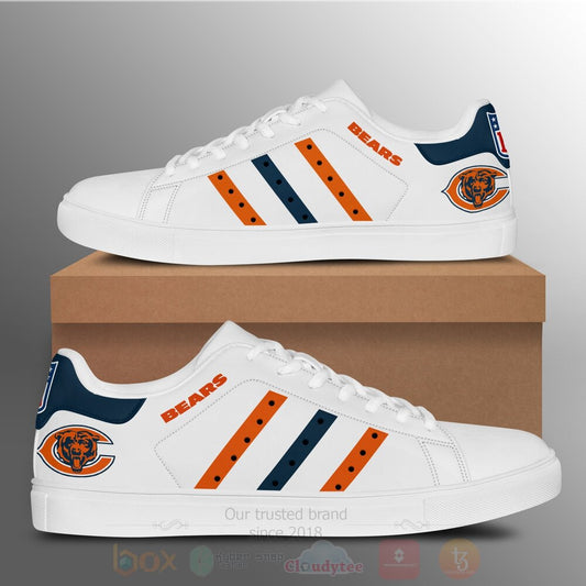 Ideafootwear Chicago Bears Skate Stan Shoes Sneakes For Men And Women