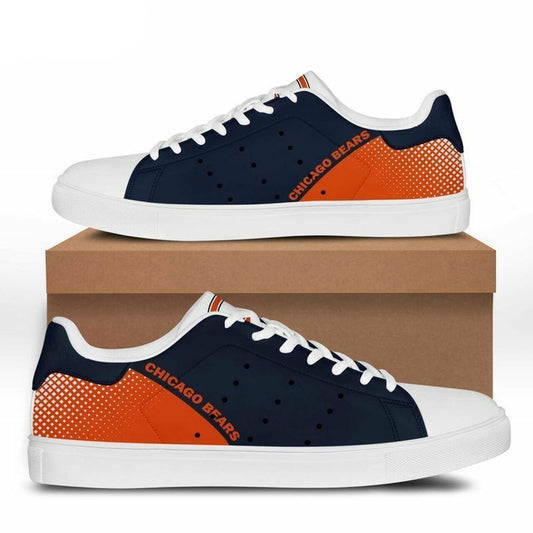 Ideafootwear Chicago Bears Skate Stan Shoes Sneakes For Men And Women