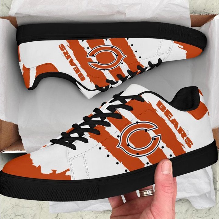 Ideafootwear Chicago Bears Skate Stan Shoes Sneakes For Men And Women