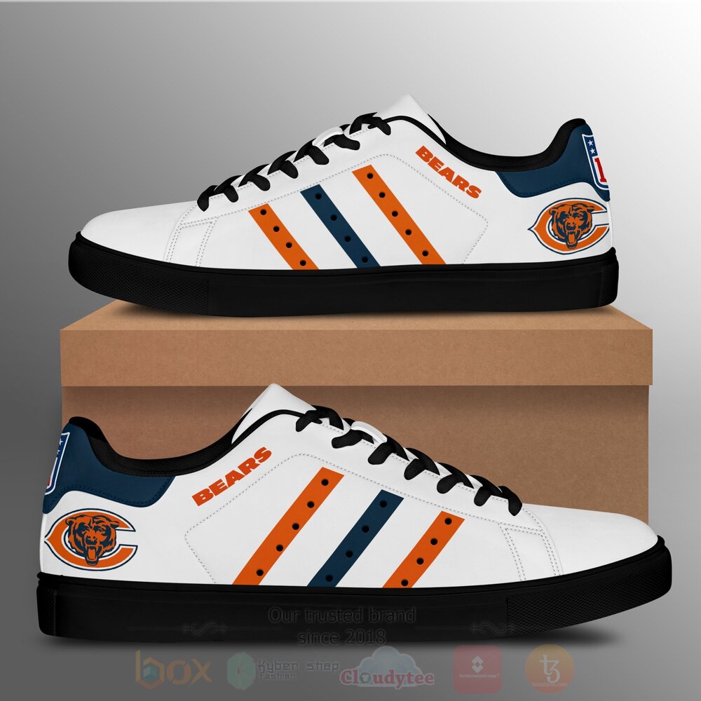 Ideafootwear Chicago Bears Skate Stan Shoes Sneakes For Men And Women