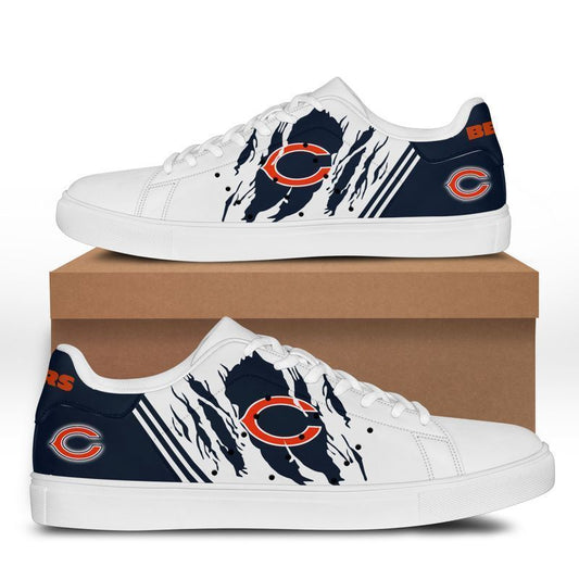 Ideafootwear Chicago Bears Skate Stan Shoes Sneakes For Men And Women