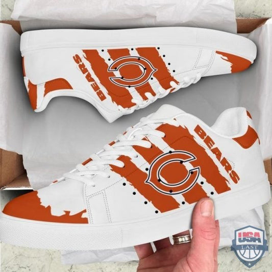 Ideafootwear Chicago Bears Skate Stan Shoes Sneakes For Men And Women