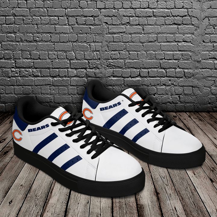 Ideafootwear Chicago Bears Skate Stan Shoes Sneakes For Men And Women