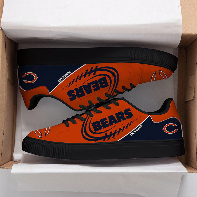 Ideafootwear Chicago Bears Skate Stan Shoes Sneakes For Men And Women