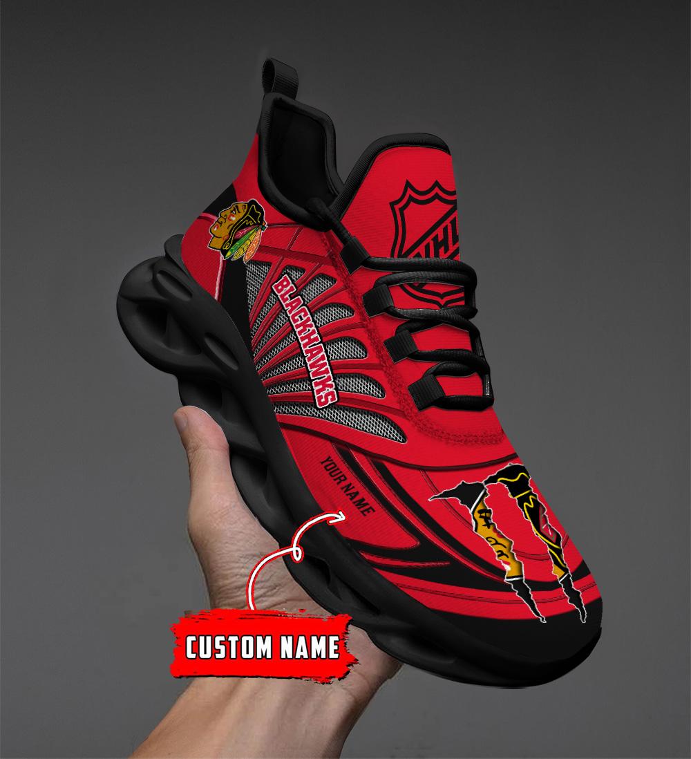 Ideafootwear Chicago Blackhawks Max Soul Shoes Sneakers For Men And Women