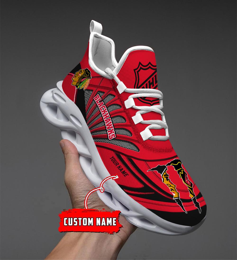 Ideafootwear Chicago Blackhawks Max Soul Shoes Sneakers For Men And Women